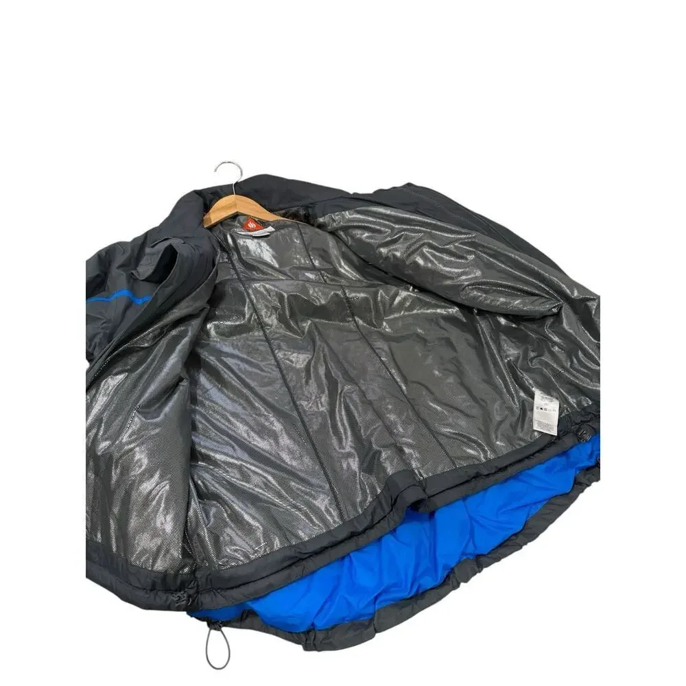 Columbia Men's XL Nordic Point II Interchange 3-in-1 Jacket Omni Heat Gray Blue‎